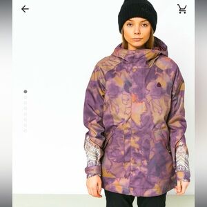 Burton Snowboard jacket Eastfall women’s- quartz camo as seen on Chloe Kim XS